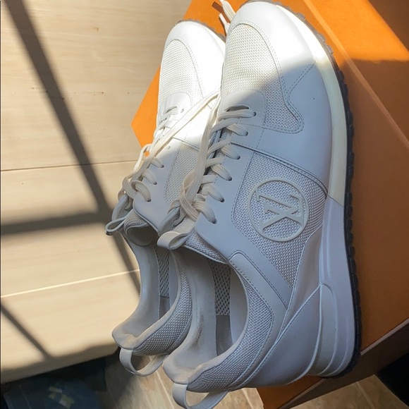 All White Louie Vuitton Sneakers - Picture 1 of 4